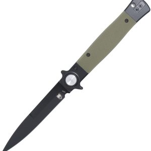 Stiletto Button Lock Blk/OD
