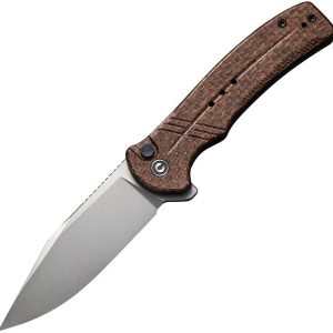 Cogent Button Lock Brown