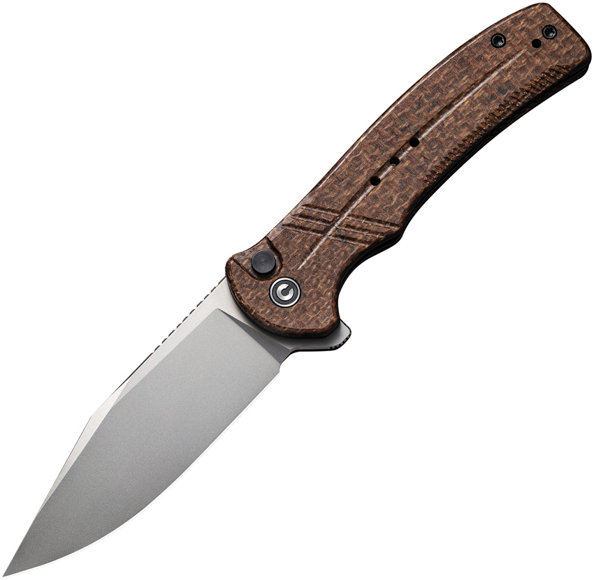 Cogent Button Lock Brown