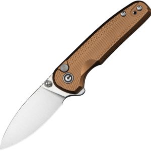 Mini Shakan Button Lock Brown