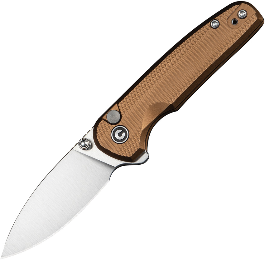 Mini Shakan Button Lock Brown