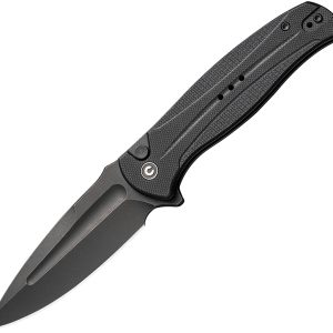 Incindie Button Lock Black G10