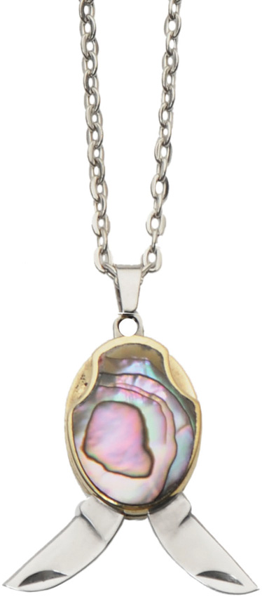 Abalone Shell Blade Necklace