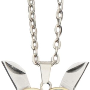 Pearl Heart Blade Necklace