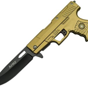 Gun Linerlock Army Green