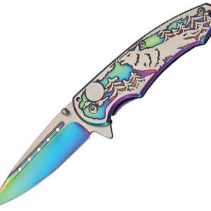 Wolf Linerlock Rainbow