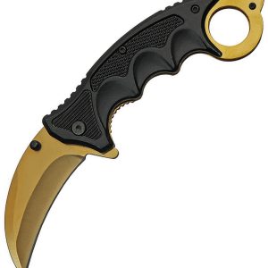 Gold Karambit Linerlock A/O