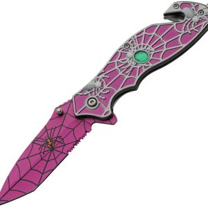 Spider Web Linerlock A/O Purp