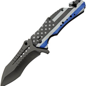 Police Flag Linerlock