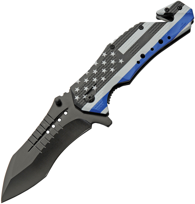 Police Flag Linerlock