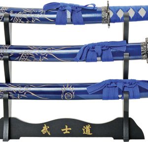 3pc Dragon Sword Set Blue