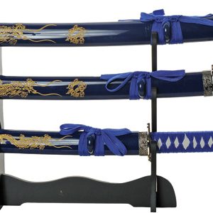 Gold Dragon Samurai Set Blue