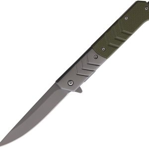 Linerlock A/O Green G10