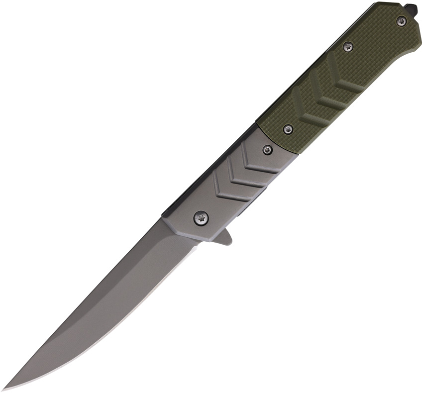 Linerlock A/O Green G10