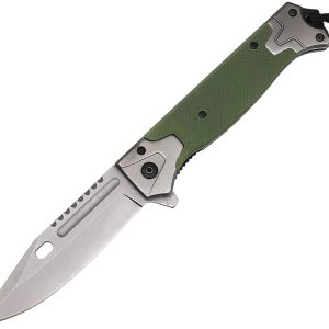 Linerlock A/O Green G10