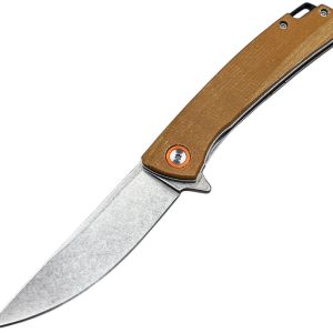 Linerlock Tan Micarta