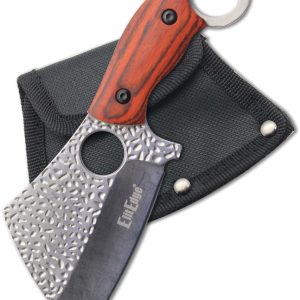 Fixed Blade Cleaver Brown