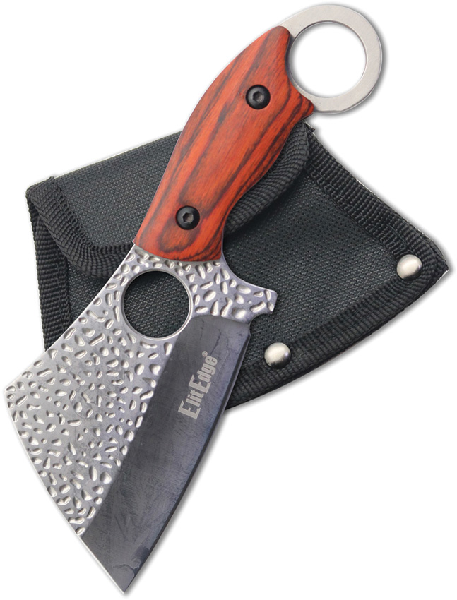 Fixed Blade Cleaver Brown