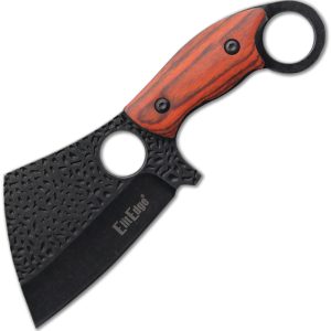 Fixed Blade Cleaver Brown