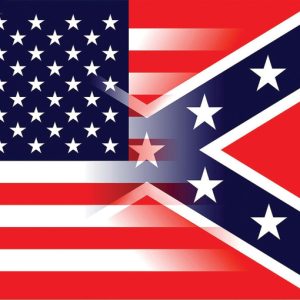 USA Confederate Blended Flag