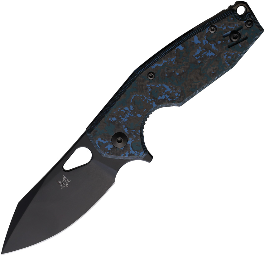 Yaru Linerlock Blue Fat Carbon