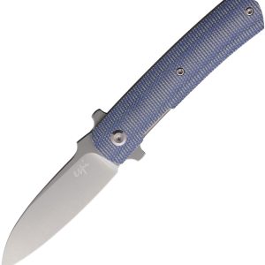 Ulys Linerlock Blue Micarta
