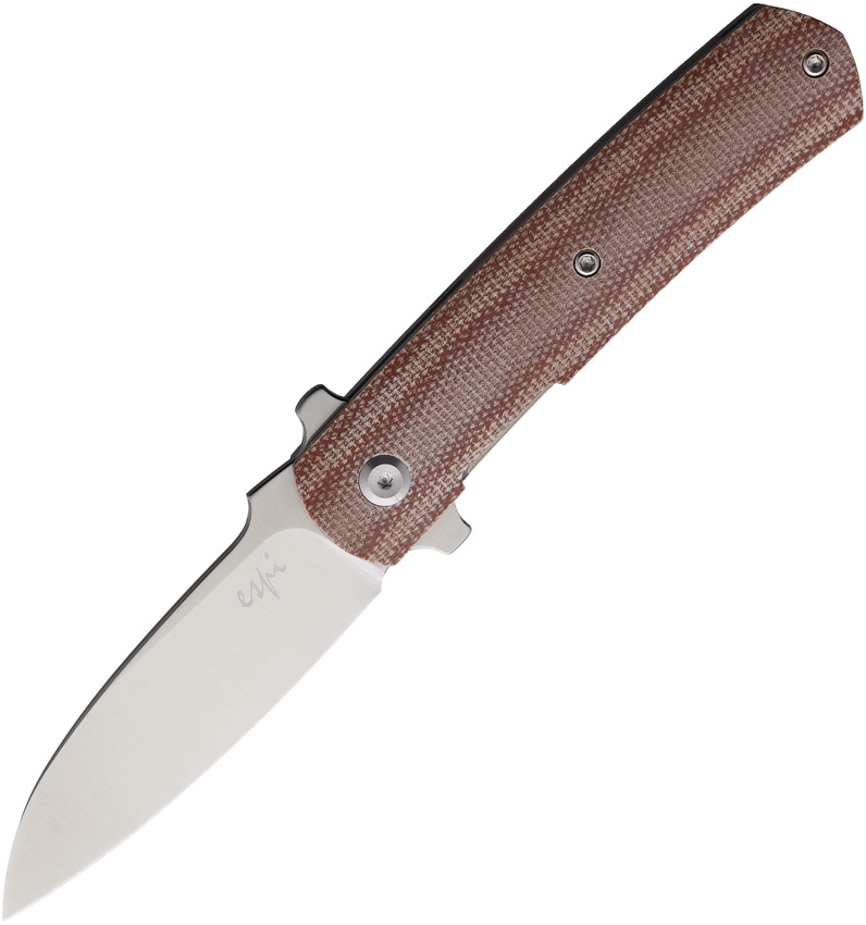 Ulys Linerlock Brown Micarta