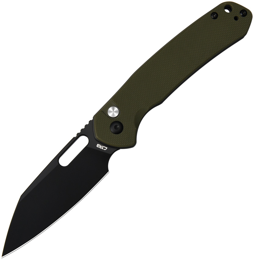 Pyrite Button Lock Green G10