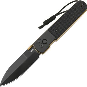 Locust Button Lock Black