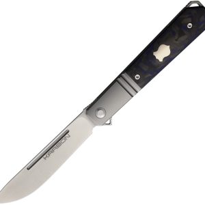 Flatline Framelock Blue CF
