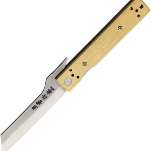 Brushed Brass Linerlock