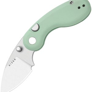 Microbe Button Linerlock Grn
