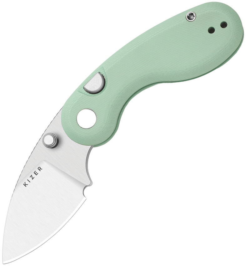 Microbe Button Linerlock Grn