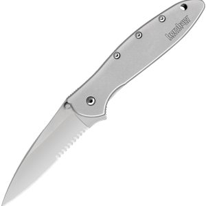Leek Framelock A/O Serrated