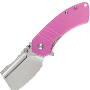 M+ Korvid Linerlock Pink G10