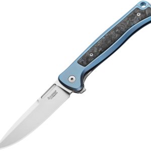 Skinny Framelock Blue Ti