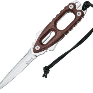 Gunster Dive Knife Brn Micarta