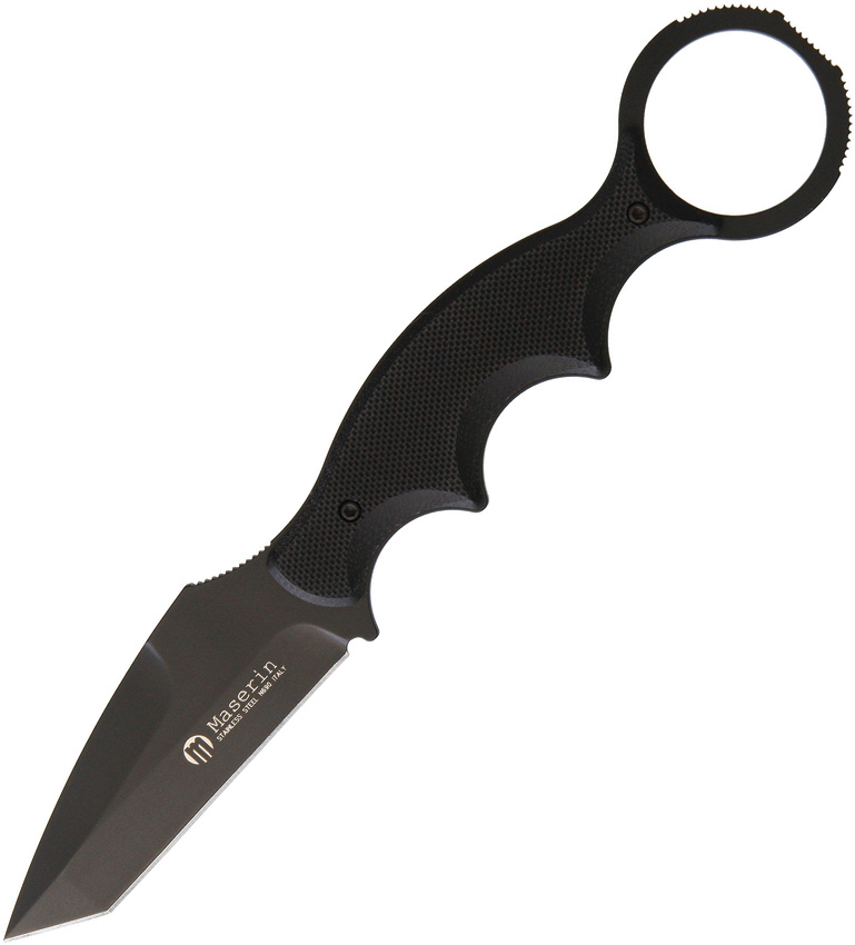 Neck Knife N690 Black G10
