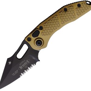 Auto Stitch Button Lock Tan