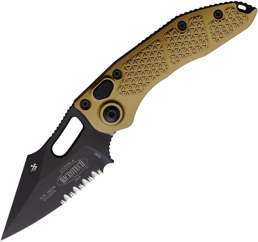 Auto Stitch Button Lock Tan