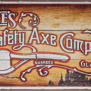 Marbles Safety Axe Sign