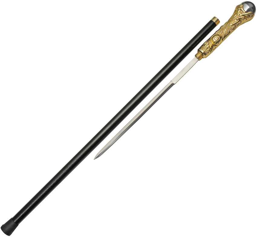 Gold Wizard Sword Cane