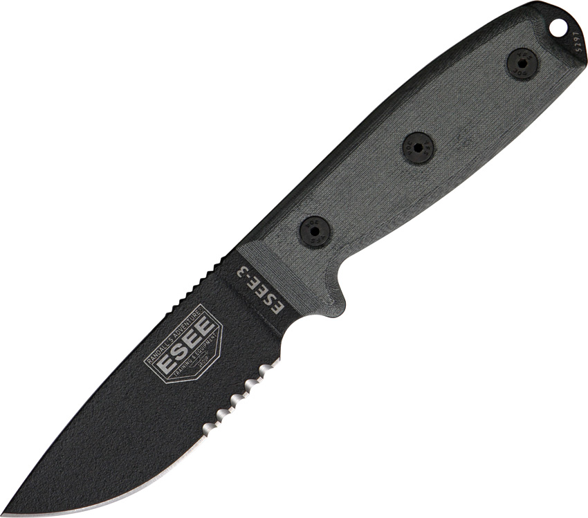 Model 3 Part Serrated