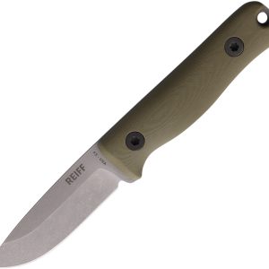 F3 EDC Fixed Blade OD Lthr