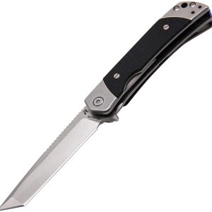Duo Linerlock Tanto Black