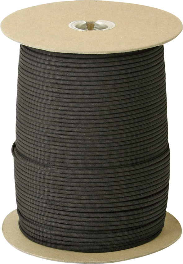 Parachute Cord Black 1000 ft