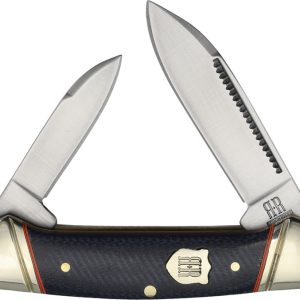 Mini Canoe Blue Denim Micarta