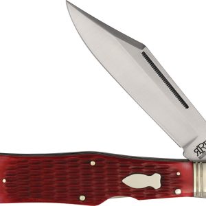 Large Coke Bottle Red Jigged