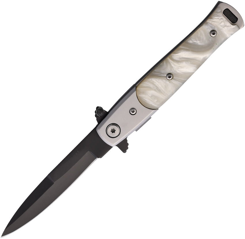 Stiletto Style Linerlock White