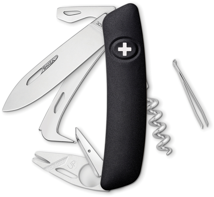 HO05TT Horse Pocket Knife Blk